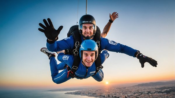 Sensation forte : saut en parachute à marseille avec 6fly